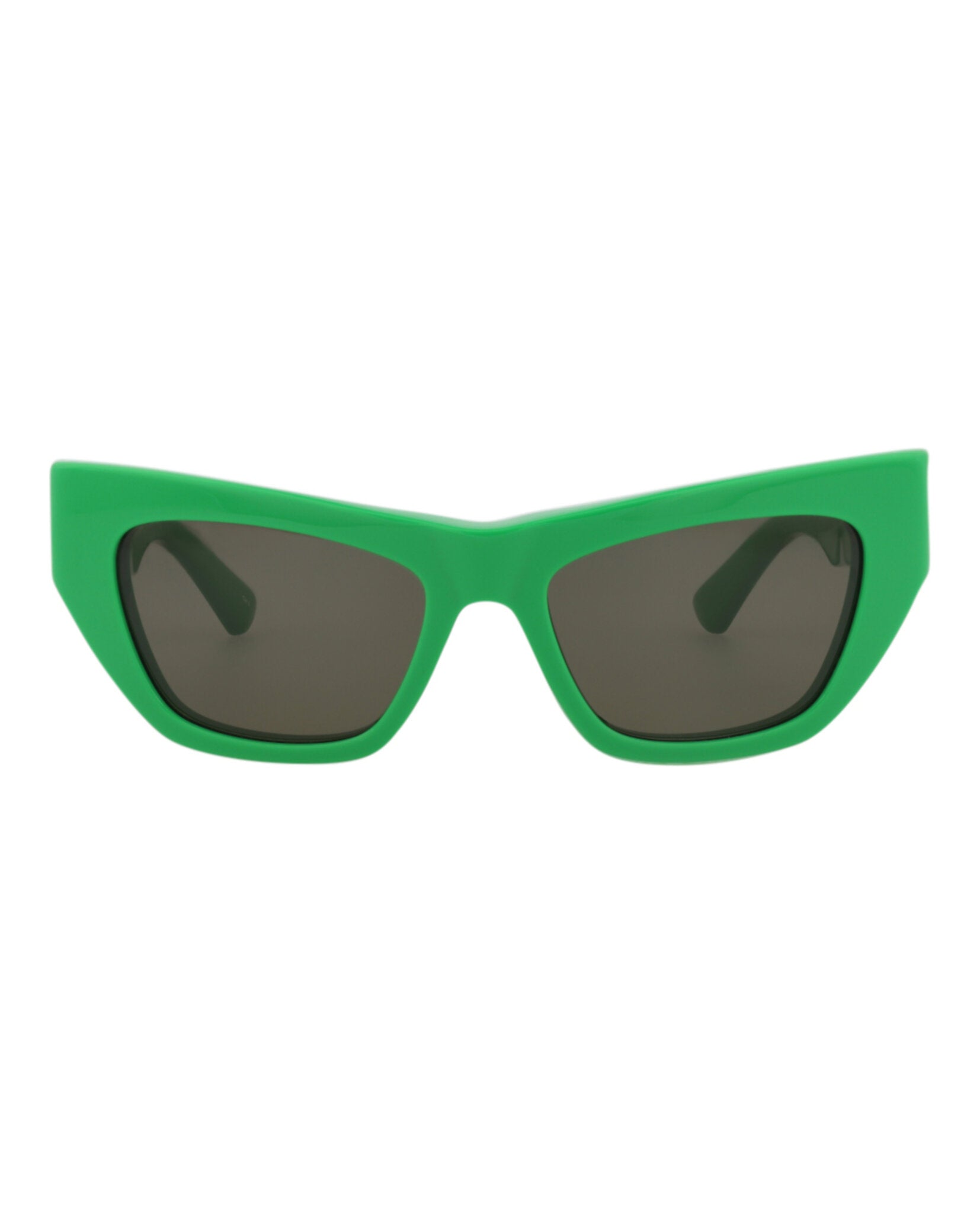 Bottega Veneta Womens Cat Eye Green Green Green Fashion Designer Eyewear Green Green Green