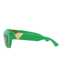 Bottega Veneta Womens Cat Eye Green Green Green Fashion Designer Eyewear