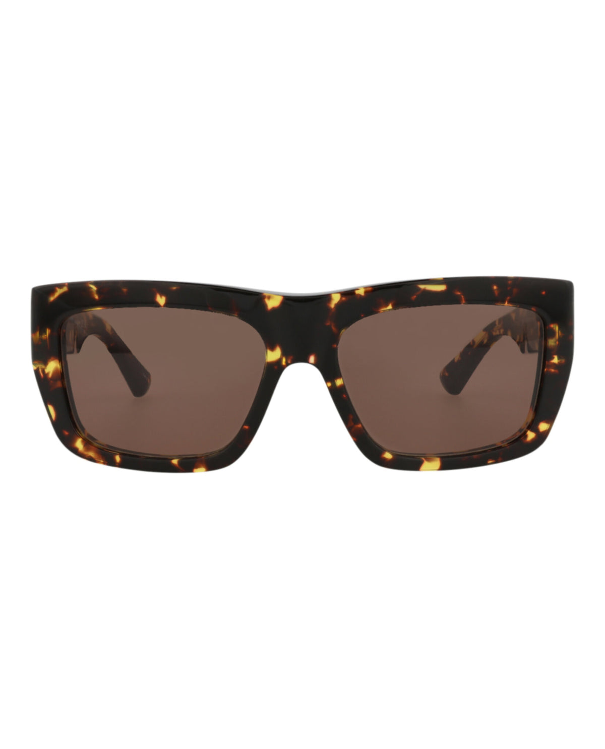 Bottega Veneta Womens Square/Rectangle Havana Havana Brown Fashion Designer Eyewear
