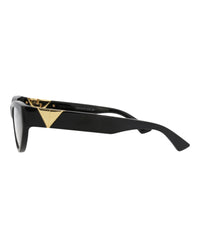 Bottega Veneta Womens Cat Eye Black Black Transparent Fashion Designer Eyewear