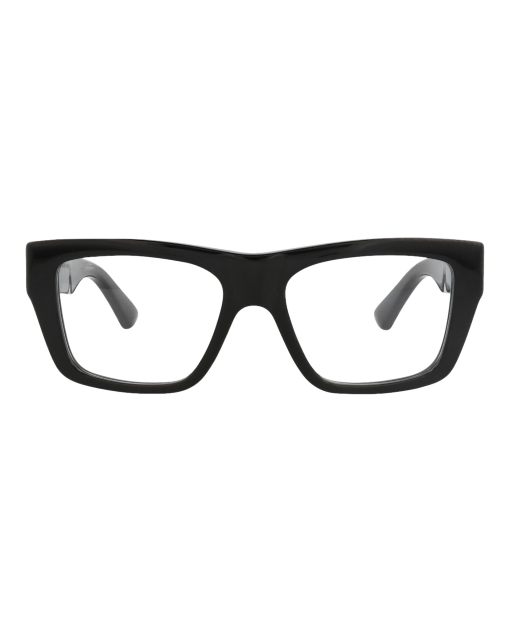 Bottega Veneta Bottega Veneta Womens Square/Rectangle Black Black Transparent Fashion Designer Eyewear
