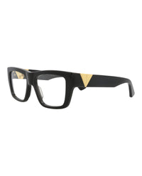 Bottega Veneta Bottega Veneta Womens Square/Rectangle Black Black Transparent Fashion Designer Eyewear