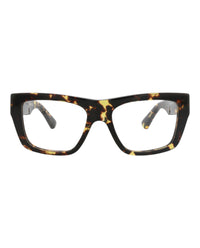 Bottega Veneta Womens Square/Rectangle Havana Havana Transparent Fashion Designer Eyewear