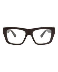 Bottega Veneta Womens Square/Rectangle Brown Brown Transparent Fashion Designer Eyewear