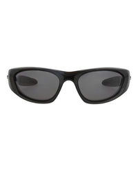 Bottega Veneta Unisex Shield/Wrap Black Black Grey Fashion Designer Eyewear
