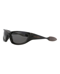 Bottega Veneta Unisex Shield/Wrap Black Black Grey Fashion Designer Eyewear