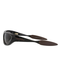 Bottega Veneta Unisex Shield/Wrap Black Black Grey Fashion Designer Eyewear
