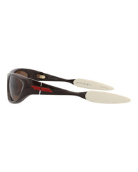 Bottega Veneta Bottega Veneta Unisex Shield/Wrap Brown Brown Brown Fashion Designer Eyewear