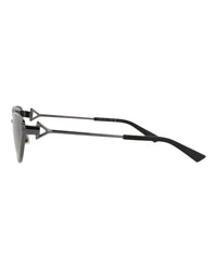 Bottega Veneta Womens Cat Eye Ruthenium Ruthenium Grey Fashion Designer Eyewear