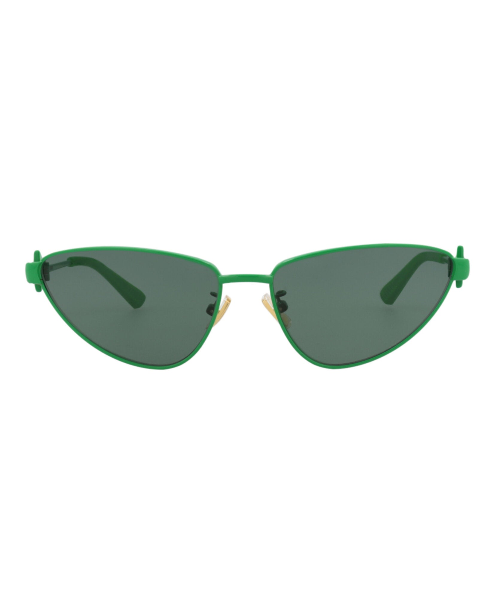 Bottega Veneta Bottega Veneta Womens Cat Eye Green Green Green Fashion Designer Eyewear