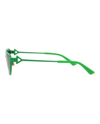 Bottega Veneta Bottega Veneta Womens Cat Eye Green Green Green Fashion Designer Eyewear