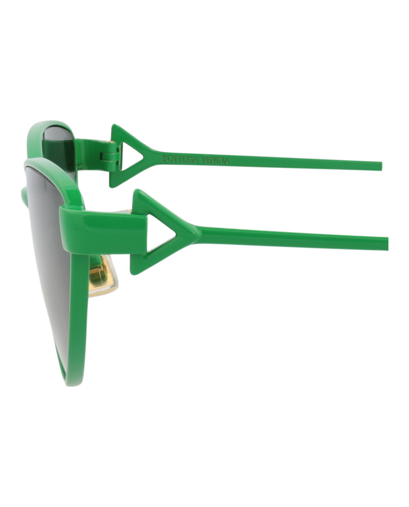 Bottega Veneta Bottega Veneta Womens Cat Eye Green Green Green Fashion Designer Eyewear