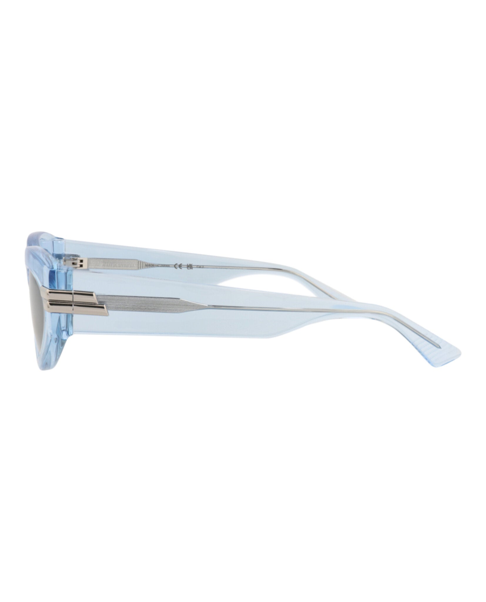 Bottega Veneta Womens Cat Eye Light Blue Light Blue Grey Fashion Designer Eyewear