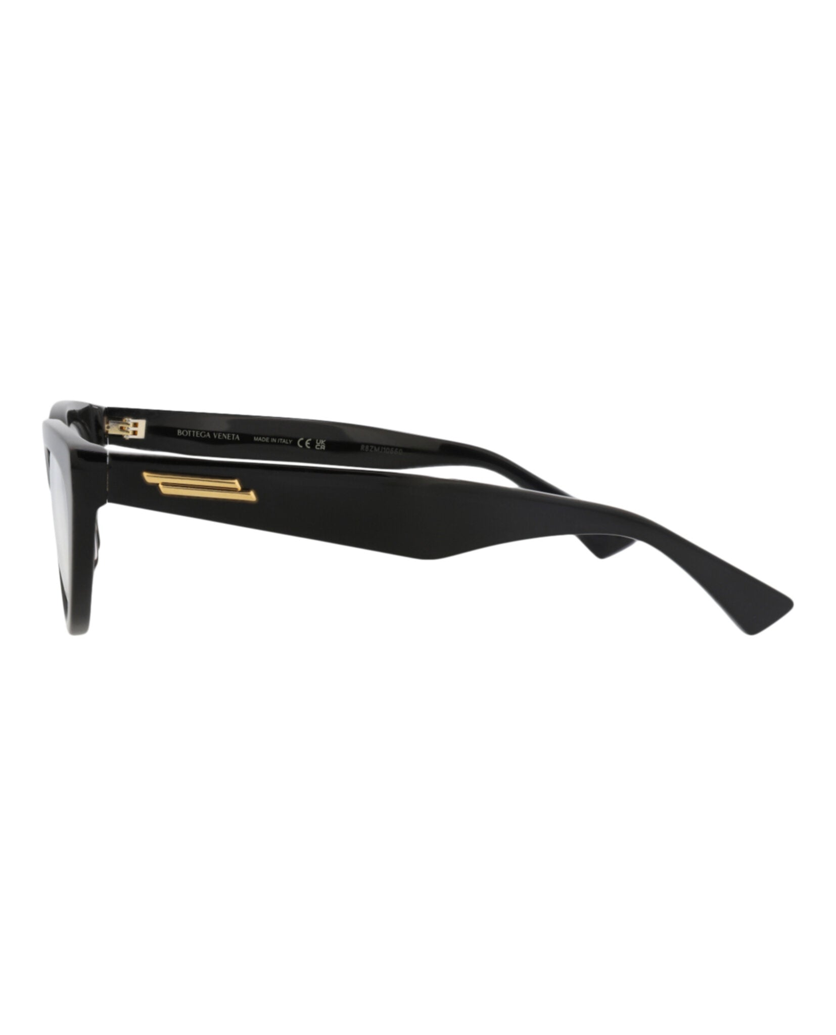 Bottega Veneta Womens Cat Eye Black Black Transparent Fashion Designer Eyewear