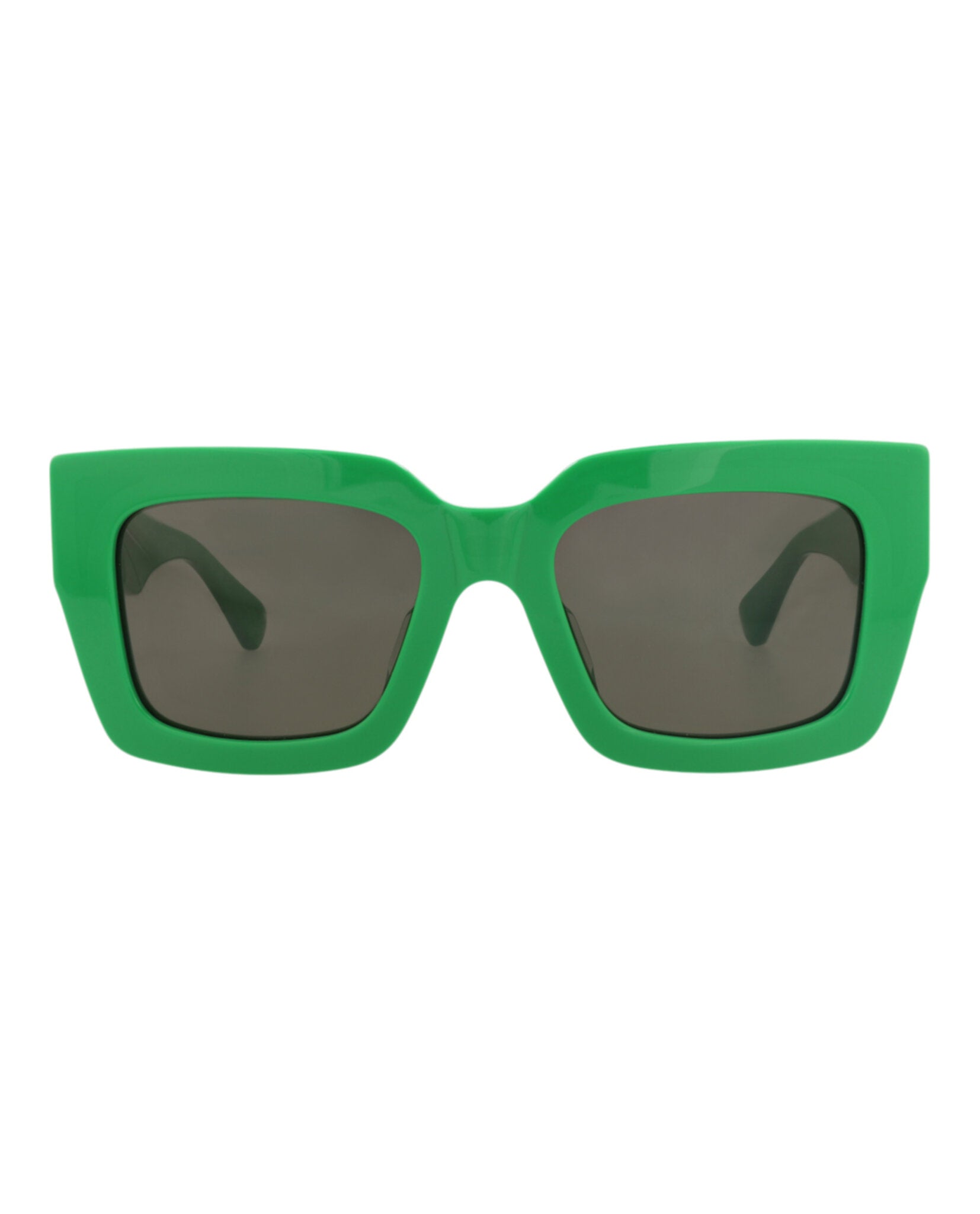 Bottega Veneta Bottega Veneta Womens Square/Rectangle Green Green Green Fashion Designer Eyewear