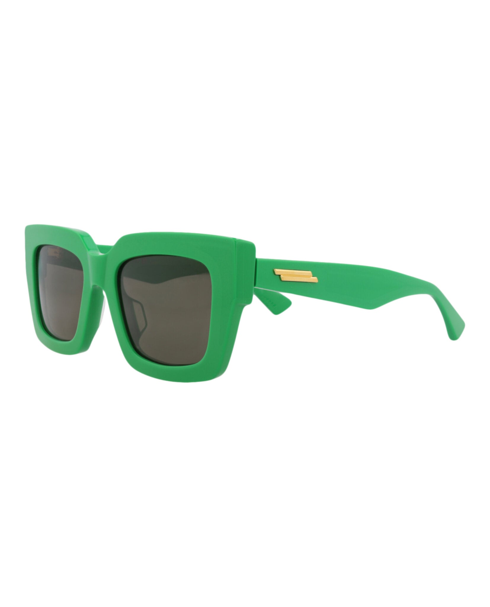Bottega Veneta Bottega Veneta Womens Square/Rectangle Green Green Green Fashion Designer Eyewear