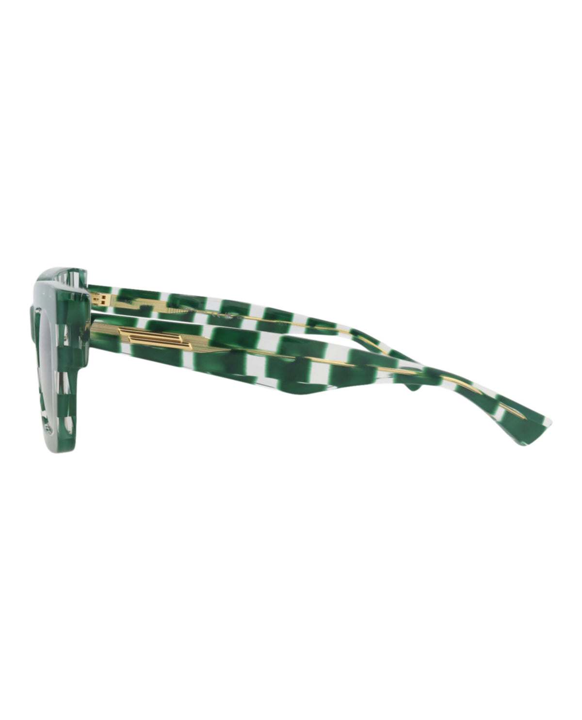 Bottega Veneta Bottega Veneta Womens Square/Rectangle Green Green Green Fashion Designer Eyewear