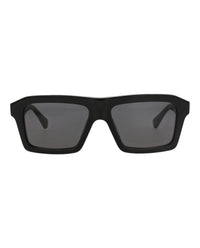 Bottega Veneta Bottega Veneta Mens Square/Rectangle Black Black Grey Fashion Designer Eyewear