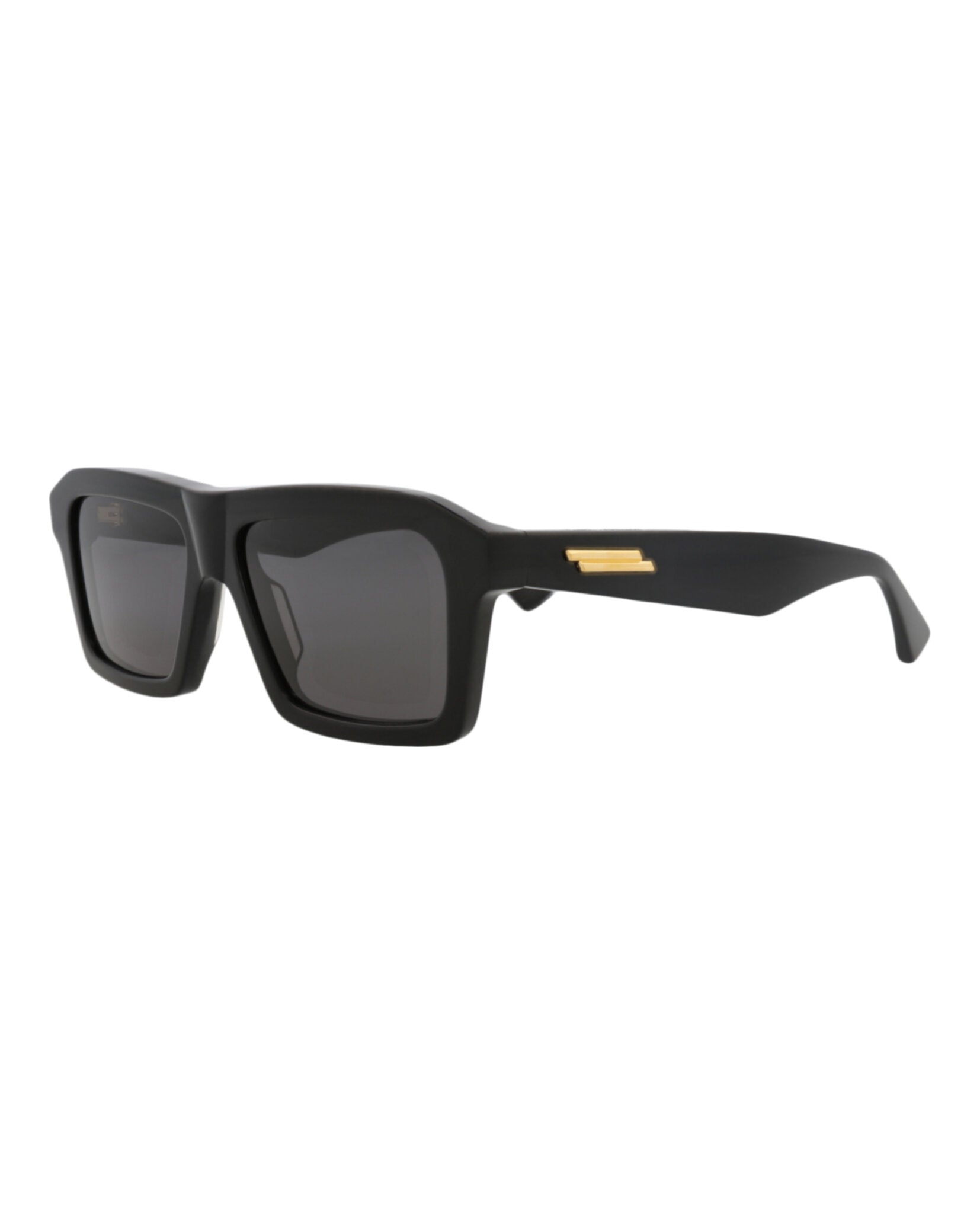 Bottega Veneta Bottega Veneta Mens Square/Rectangle Black Black Grey Fashion Designer Eyewear
