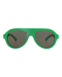 Bottega Veneta Mens Aviator Green Green Green Fashion Designer Eyewear