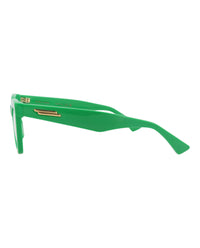 Bottega Veneta Bottega Veneta Womens Cat Eye Green Green Transparent Fashion Designer Eyewear