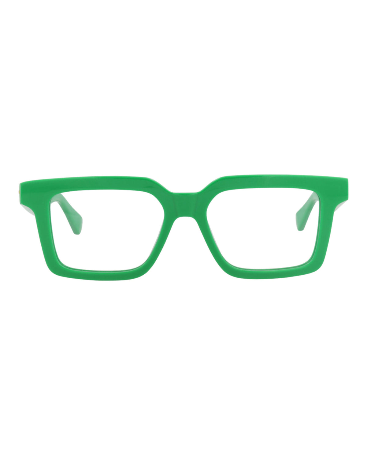 Bottega Veneta Mens Square/Rectangle Green Green Transparent Fashion Designer Eyewear