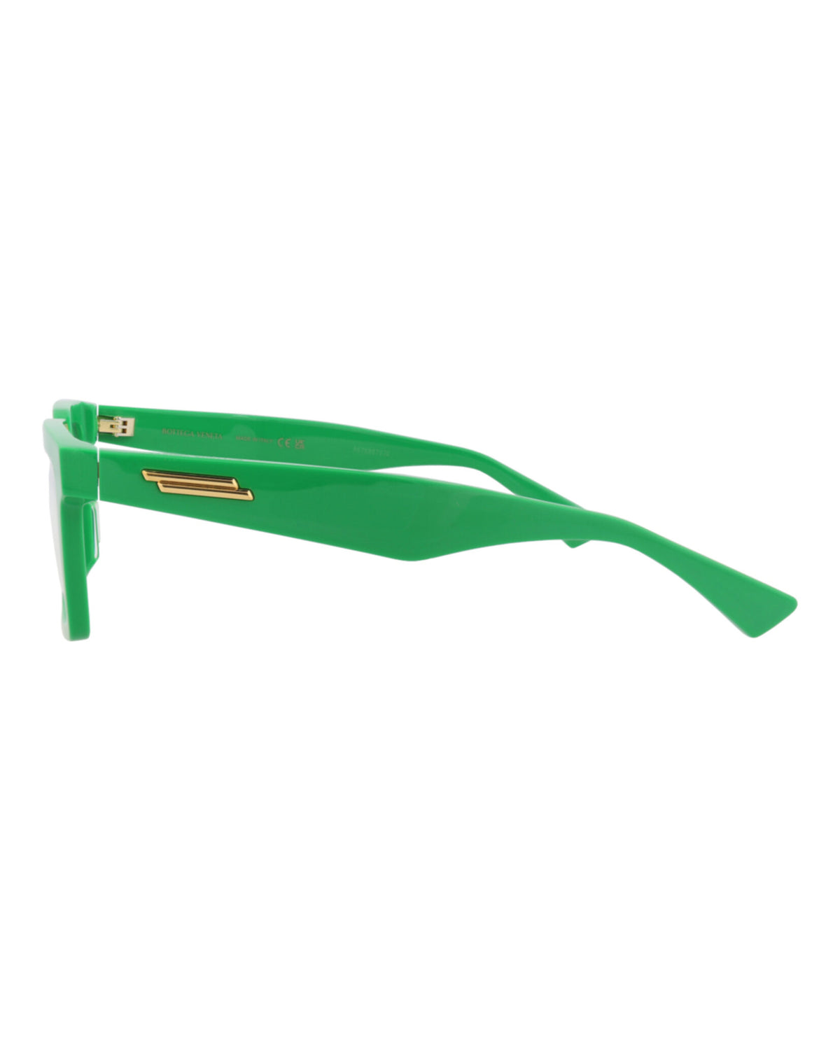 Bottega Veneta Mens Square/Rectangle Green Green Transparent Fashion Designer Eyewear