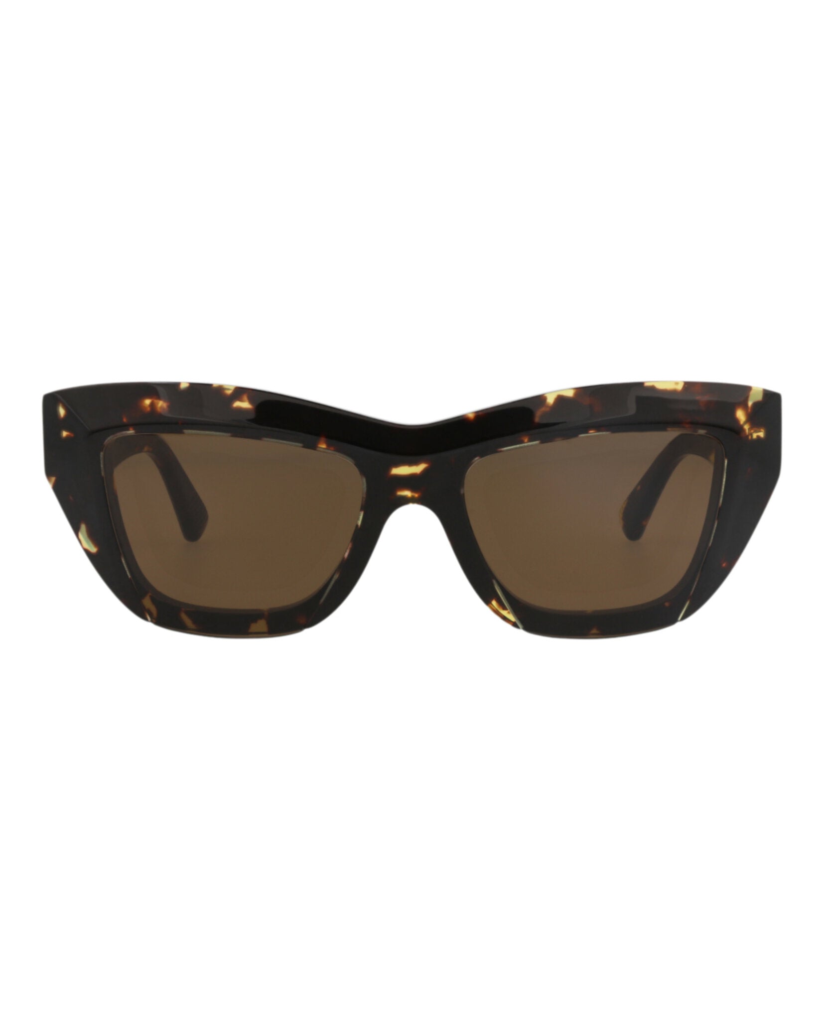 Bottega Veneta Womens Cat Eye Havana Havana Brown Fashion Designer Eyewear