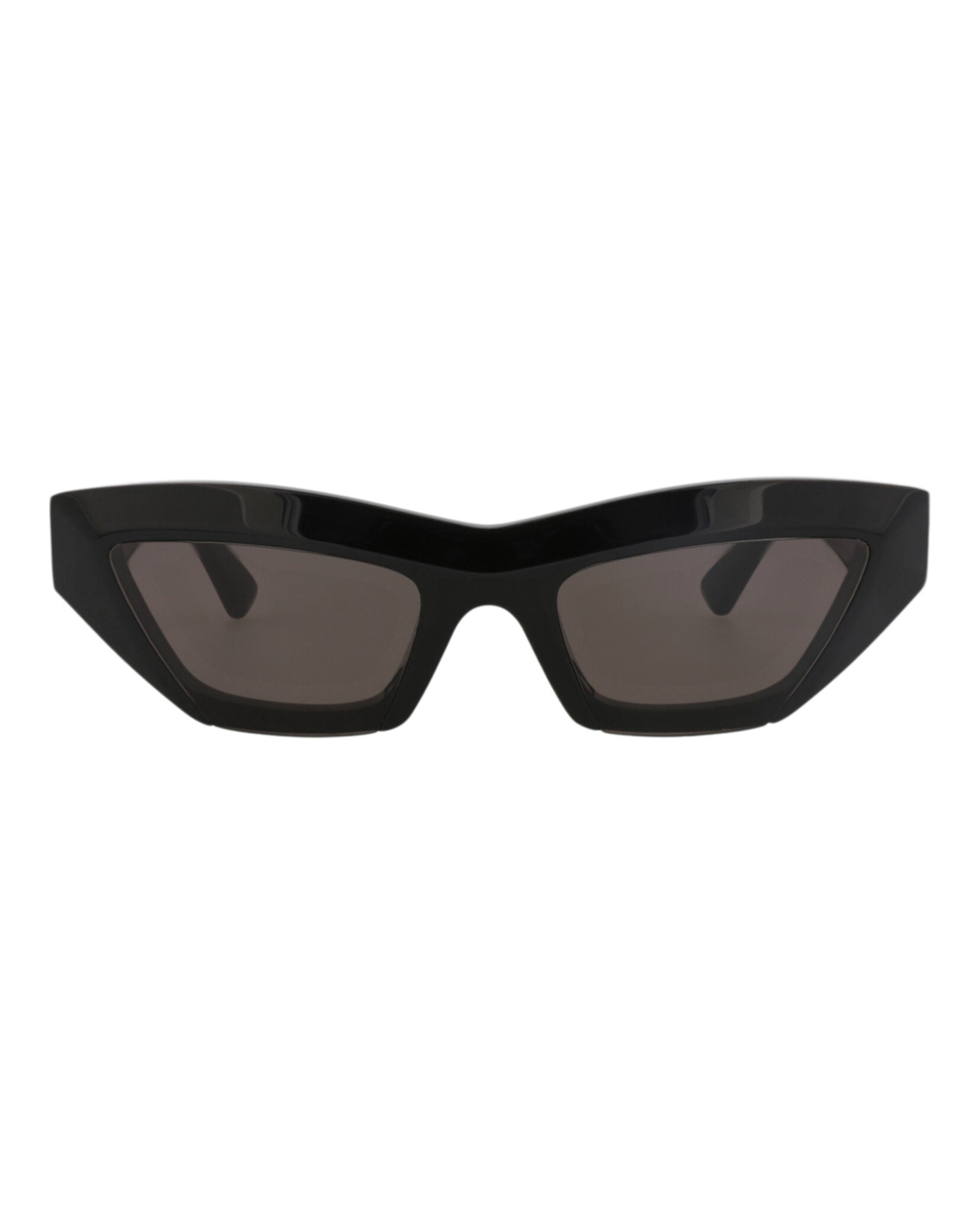 Bottega Veneta Womens Cat Eye Black Black Grey Fashion Designer Eyewear