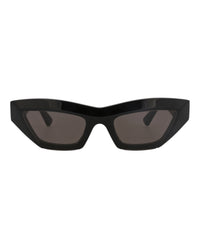 Bottega Veneta Womens Cat Eye Black Black Grey Fashion Designer Eyewear