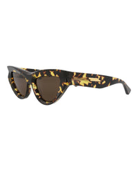 Bottega Veneta Bottega Veneta Womens Cat Eye Havana Havana Brown Fashion Designer Eyewear