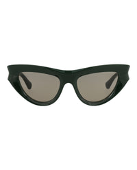 Bottega Veneta Bottega Veneta Womens Cat Eye Green Green Green Fashion Designer Eyewear