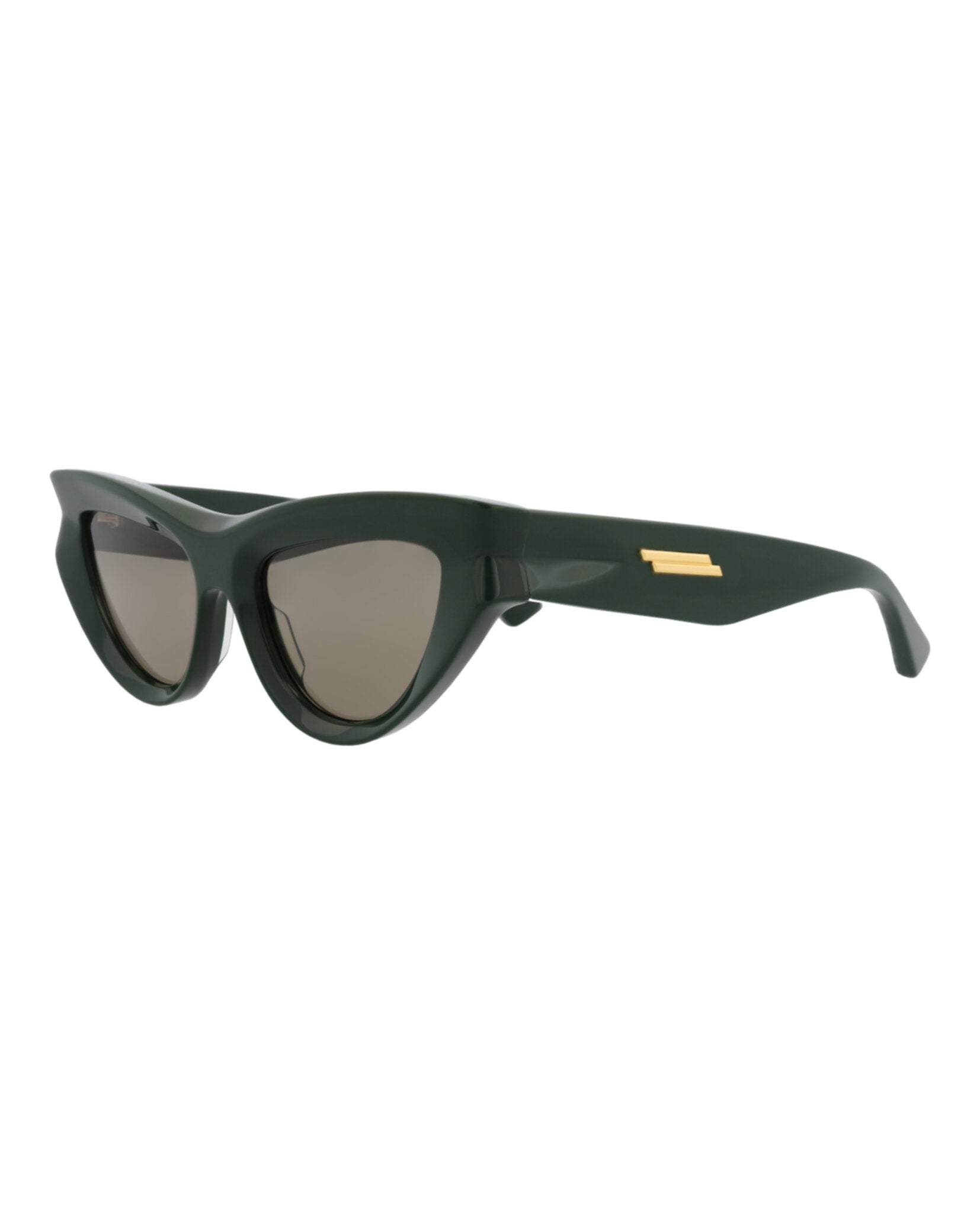 Bottega Veneta Bottega Veneta Womens Cat Eye Green Green Green Fashion Designer Eyewear