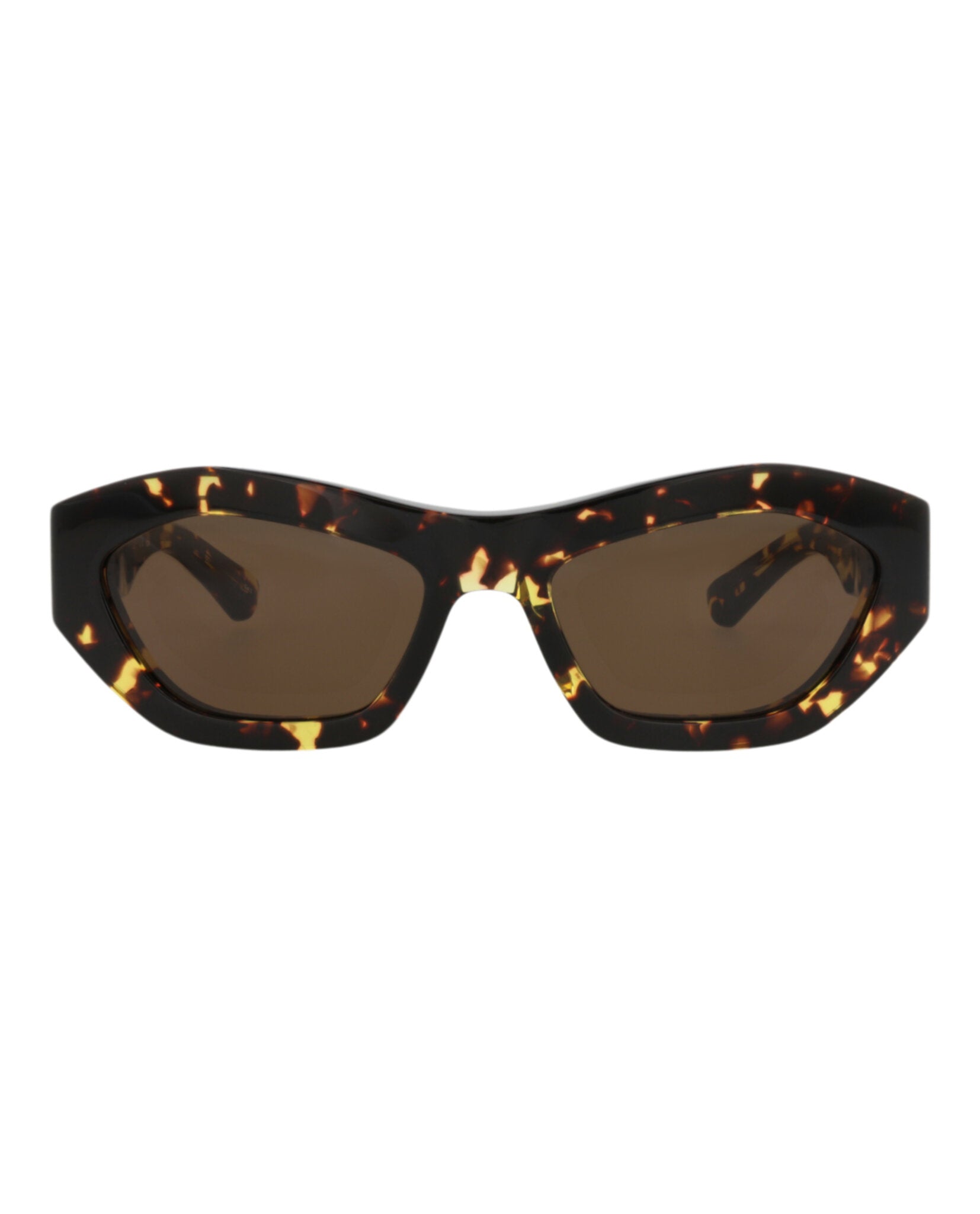 Bottega Veneta Womens Round/Oval Havana Havana Brown Fashion Designer Eyewear