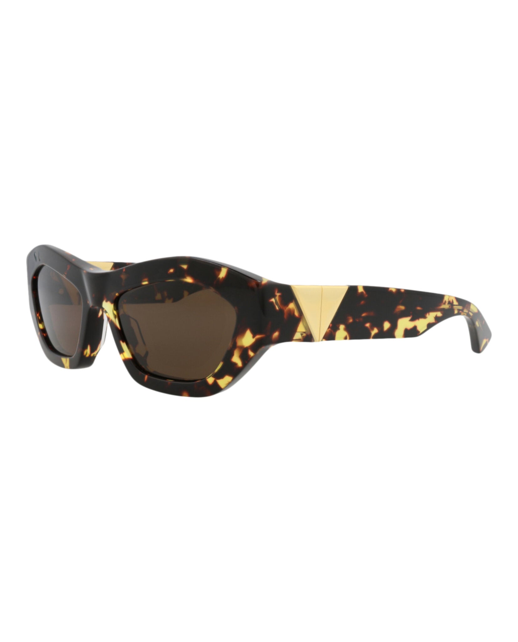 Bottega Veneta Womens Round/Oval Havana Havana Brown Fashion Designer Eyewear
