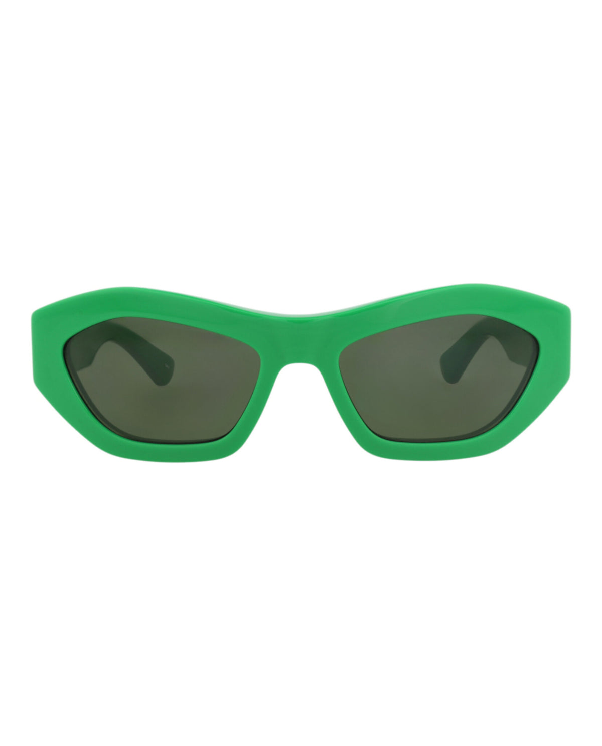 Bottega Veneta Bottega Veneta Womens Round/Oval Green Green Green Fashion Designer Eyewear