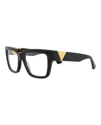 Bottega Veneta Bottega Veneta Womens Square/Rectangle Black Black Transparent Fashion Designer Eyewear