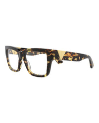Bottega Veneta Womens Square/Rectangle Havana Havana Transparent Fashion Designer Eyewear