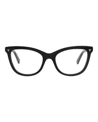 Bottega Veneta Womens Cat Eye Black Black Transparent Fashion Designer Eyewear