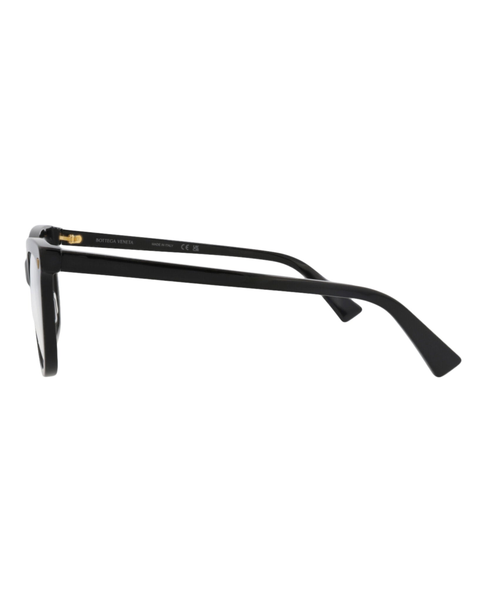 Bottega Veneta Womens Cat Eye Black Black Transparent Fashion Designer Eyewear