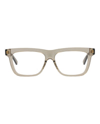 Bottega Veneta Bottega Veneta Mens Square/Rectangle Brown Brown Transparent Fashion Designer Eyewear