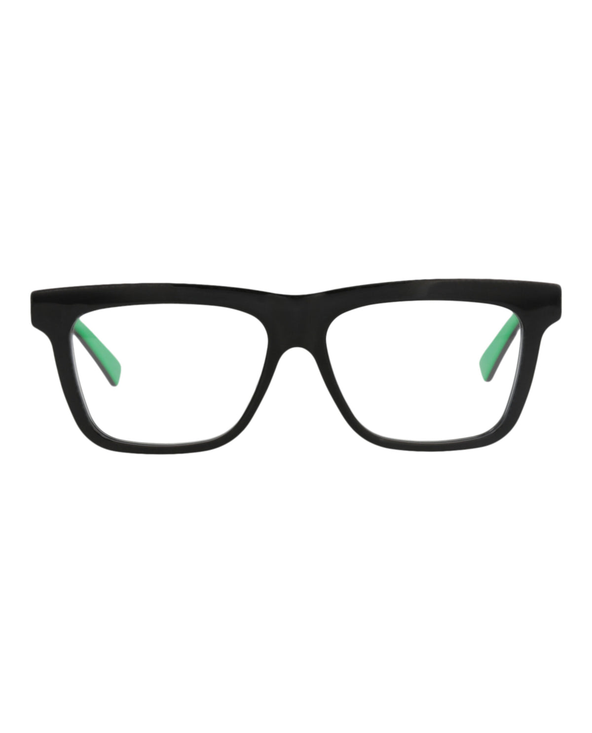 Bottega Veneta Mens Square/Rectangle Black Black Transparent Fashion Designer Eyewear