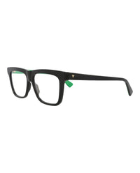 Bottega Veneta Mens Square/Rectangle Black Black Transparent Fashion Designer Eyewear