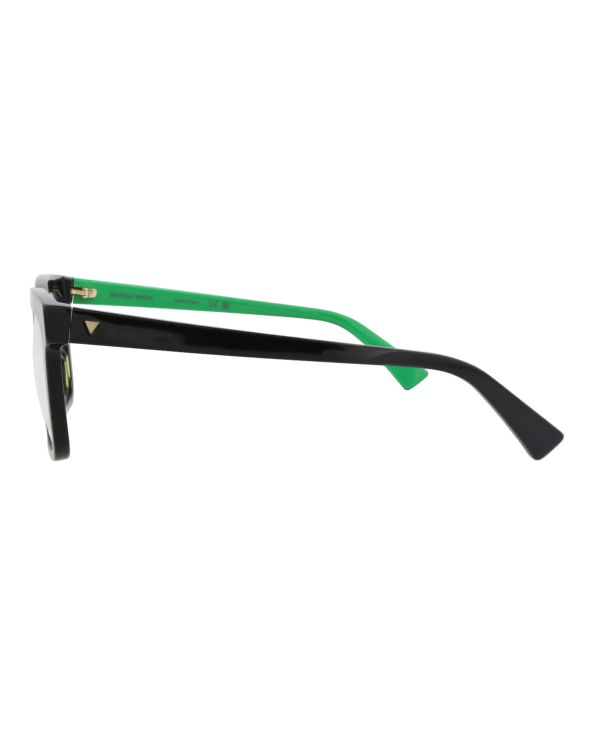Bottega Veneta Mens Square/Rectangle Black Black Transparent Fashion Designer Eyewear