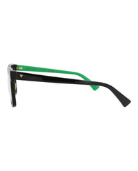 Bottega Veneta Mens Square/Rectangle Black Black Transparent Fashion Designer Eyewear