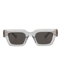 Bottega Veneta Unisex Square/Rectangle Crystal Crystal Grey Fashion Designer Eyewear