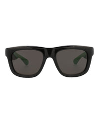 Bottega Veneta Mens Square/Rectangle Black Black Grey Fashion Designer Eyewear