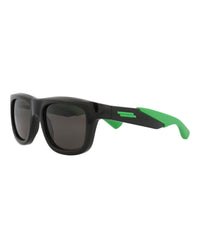 Bottega Veneta Mens Square/Rectangle Black Black Grey Fashion Designer Eyewear