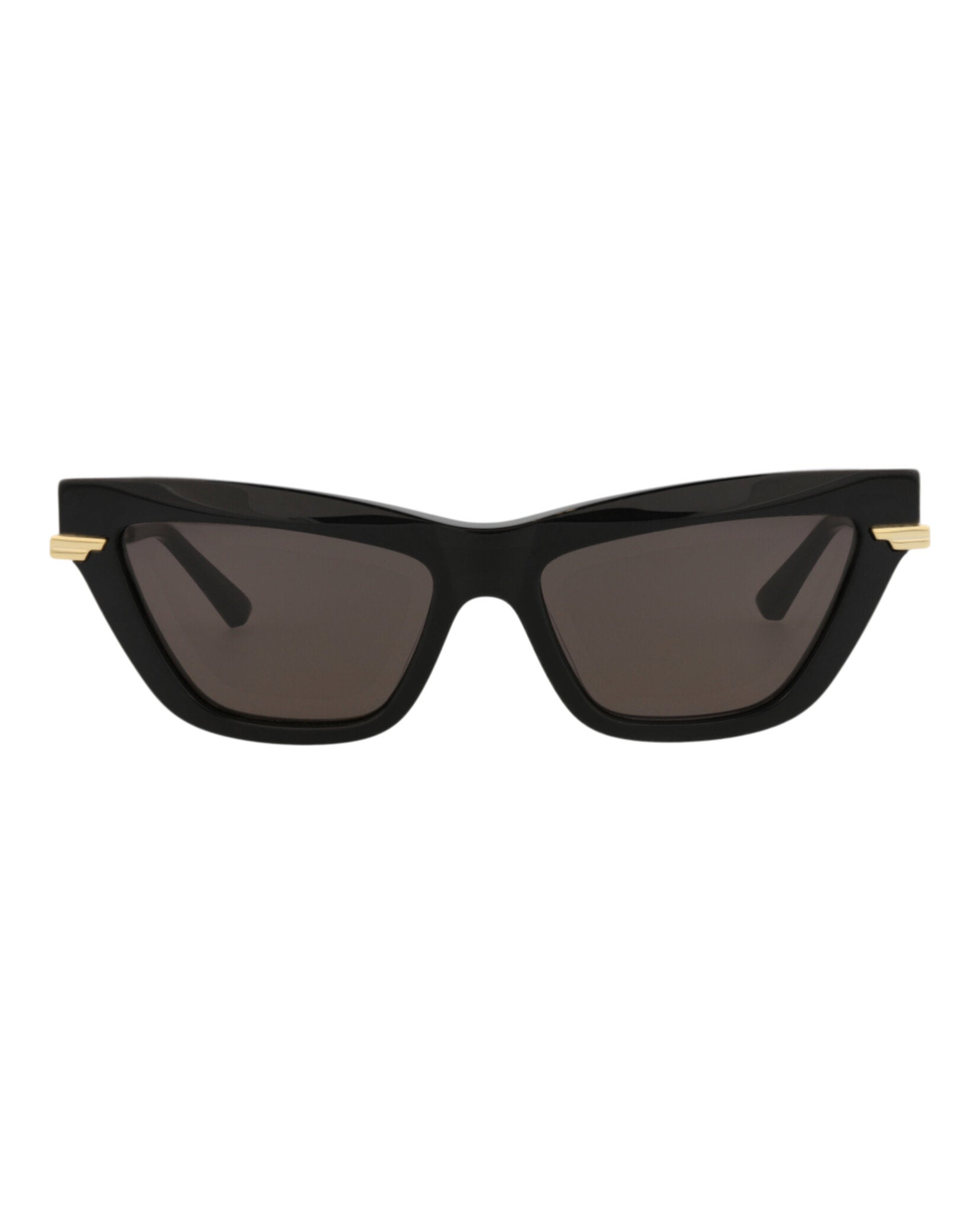 Bottega Veneta Bottega Veneta Womens Cat Eye Black Gold Grey Fashion Designer Eyewear