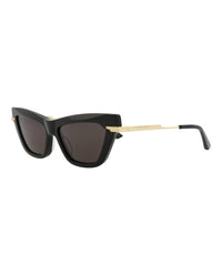 Bottega Veneta Bottega Veneta Womens Cat Eye Black Gold Grey Fashion Designer Eyewear